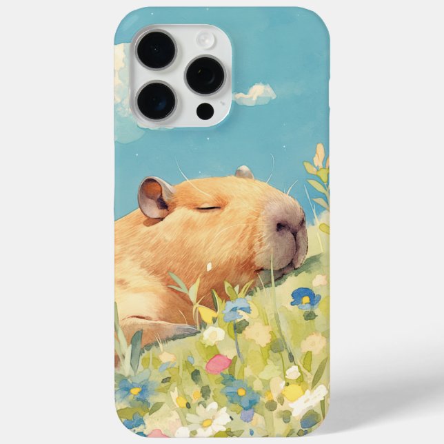 Capybara Power Nap Case-Mate iPhone Case (Back)
