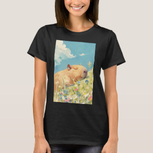Capybara Power Nap T-Shirt