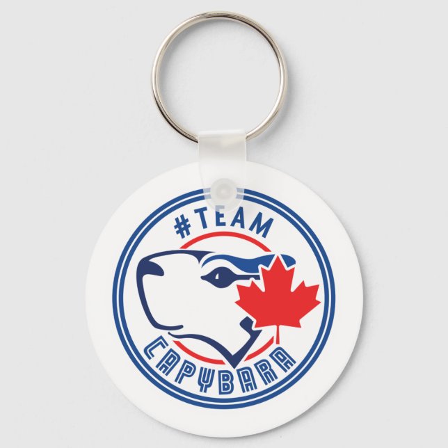 Capybara Pride Key Ring (Front)