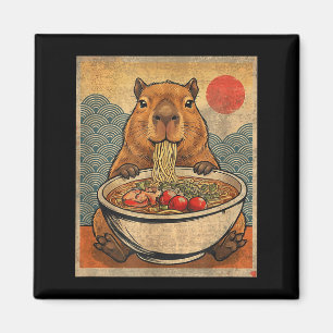 Capybara Ramen Japanese Funny Graphic Kawaii Anime Magnet