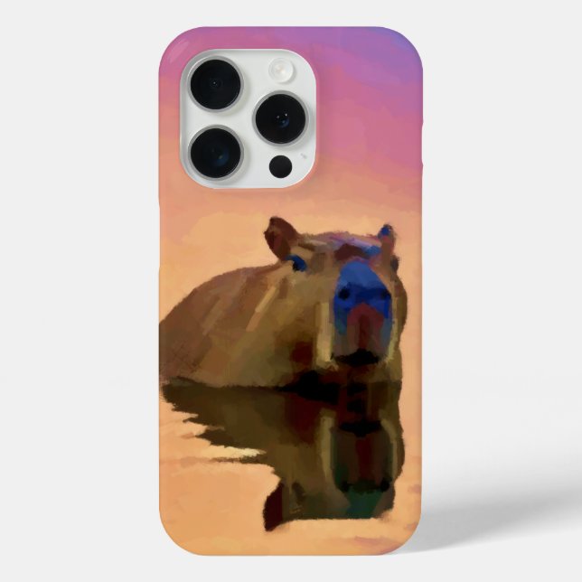 Capybara Relaxation Day Case-Mate iPhone Case (Back)