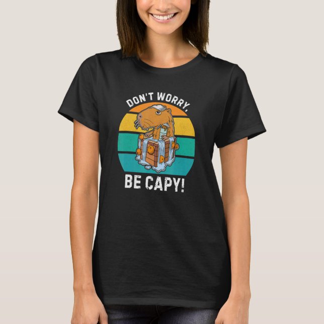 Capybara Rodent Cute Pet 8 T-Shirt (Front)