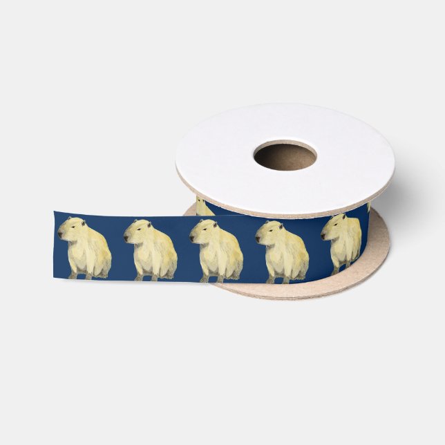 Capybara Satin Ribbon (Spool)