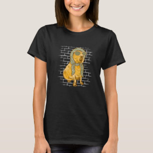 Capybara Scarf Sunglasses Guinea Pig Animal Capyb T-Shirt