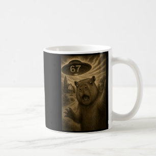 Capybara Selfie 67 Meme Six Seven Funny Ufo  Coffee Mug