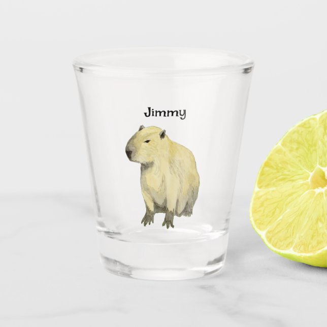 Capybara Shot Glass (Front)