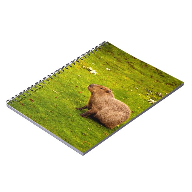 Capybara Spiral Notebook (Left Side)