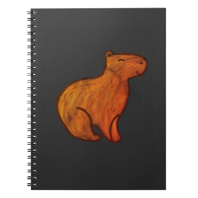 Capybara Spiral Notebook (Front)