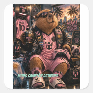 Capybara Stickers 10. Champion mode activated.