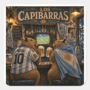 Capybara Stickers bar toast illusion