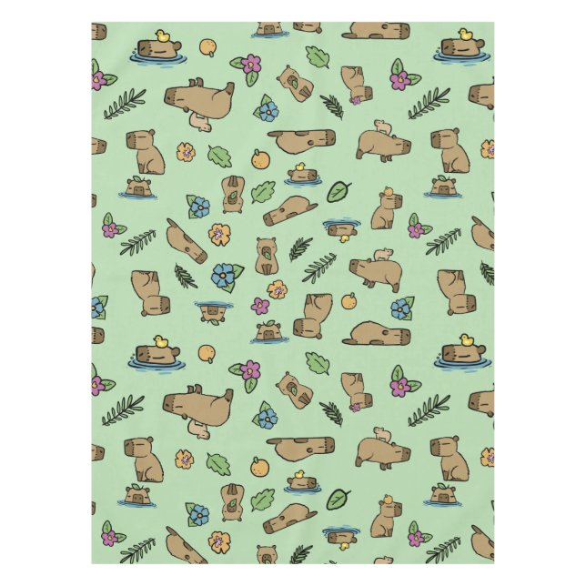 Capybara Tablecloth (Front)