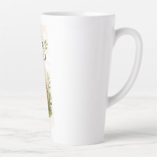 Capybara Tea Time   Cute Capybara Drinking Tea Fun Latte Mug