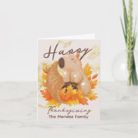 Capybara Thanksgiving Family