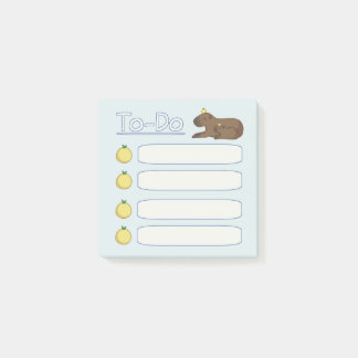 Capybara To-Do List Memo Post-it Notes