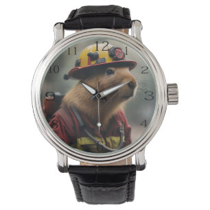 "Capybara to the Rescue: Firefighter Extraordinair Watch