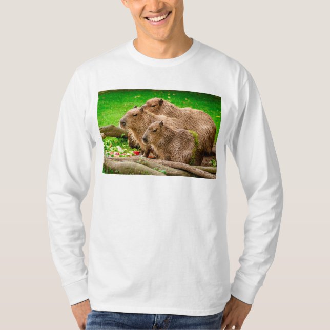 Capybara Trio T-Shirt (Front)