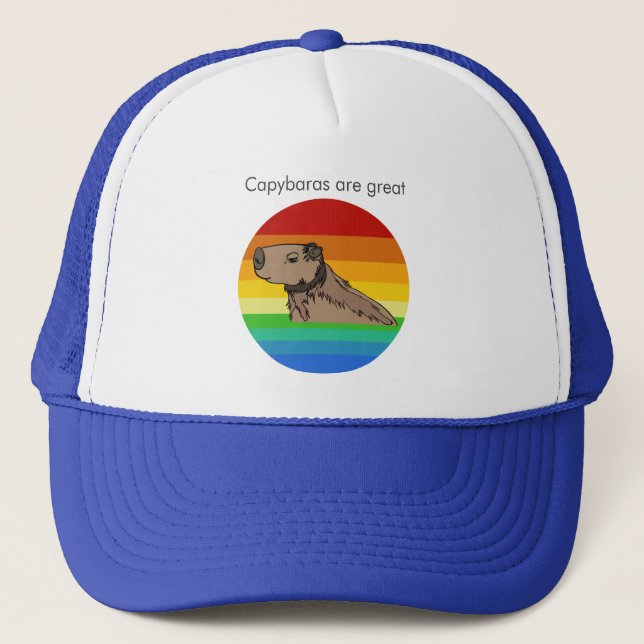 Capybara Trucker Hat (Front)