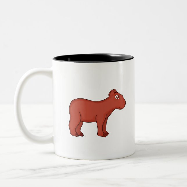 Capybara Two-Tone Coffee Mug (Left)