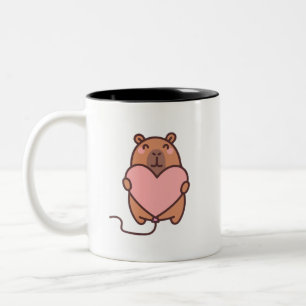 Capybara Two-Tone Coffee Mug