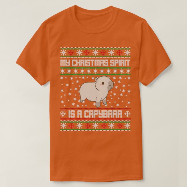 capybara Ugly christmas sweater  (Design Front)