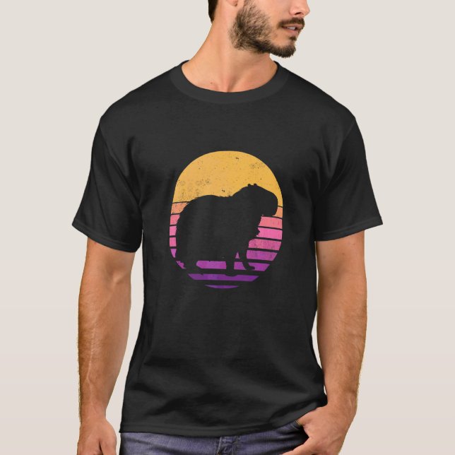 Capybara Vintage  1 T-Shirt (Front)