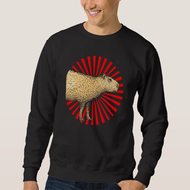 Capybara Vintage Capybara  6 Sweatshirt (Front)