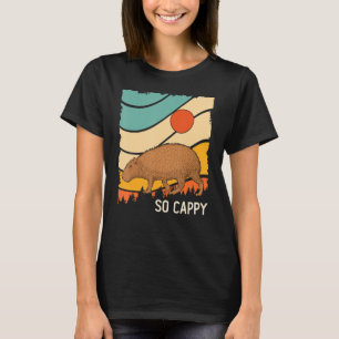 Capybara Vintage Retro Style Wild Animal Capybara  T-Shirt