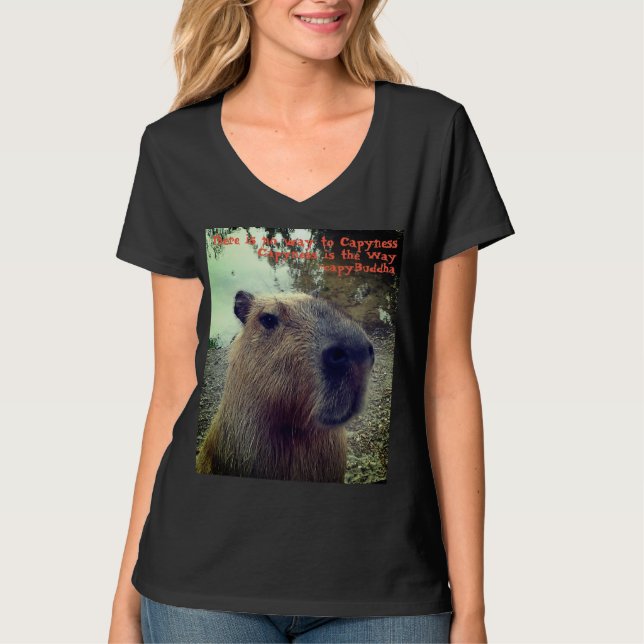 Capybara Wisdom T-Shirt (Front)
