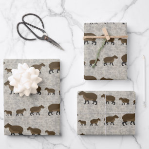 Capybara Wrapping Paper Sheets