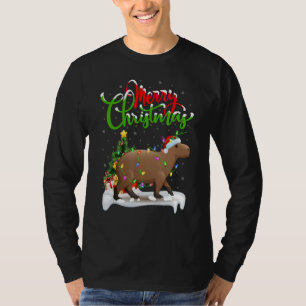 Capybara   Xmas Decorations Santa Capybara Christm T-Shirt