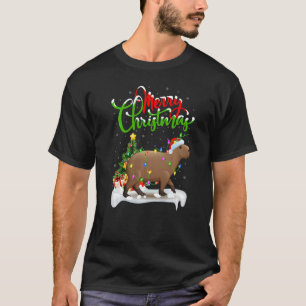 Capybara  Xmas Decorations Santa Capybara Christma T-Shirt