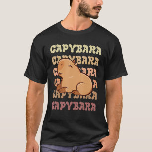 Capybaras Cute Retro Vintage Capy  Rodent T-Shirt