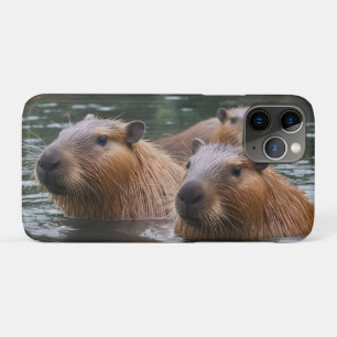 Capybaras' Swimming In The River,  Case-Mate iPhone Case