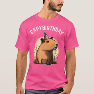 Capybirthday Birthday Capybara T-Shirt