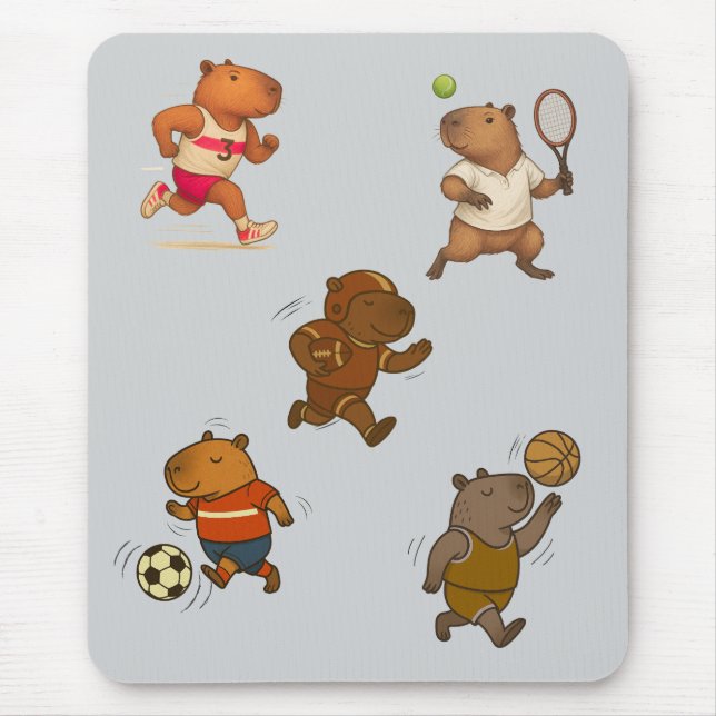 CapyCharm: The Adorable Icon Mouse Pad (Front)