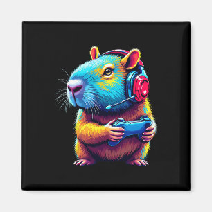 Capyra Gamer Funny Video Games Capyra Magnet