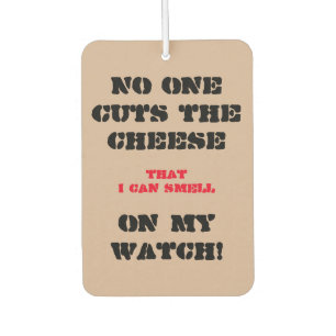 Car Air Freshener with Funny Comment