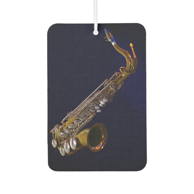 Car Air Freshener with saxophone (Front)