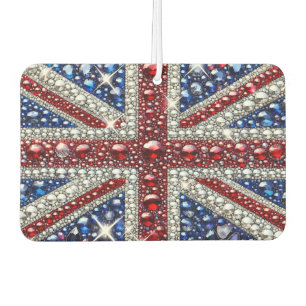 Car Air Fresheners with British Colours Design