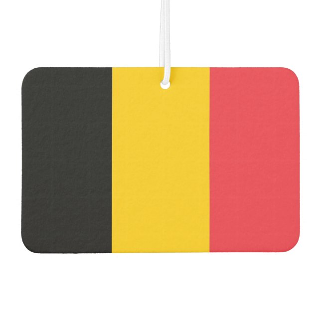 Car Air Fresheners with Flag of Belgium (Front)