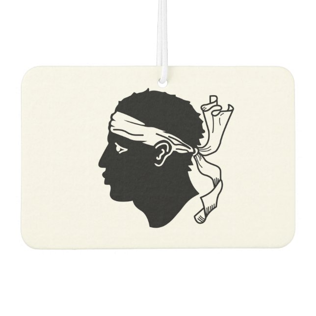 Car Air Fresheners with Flag of Corsica (Front)