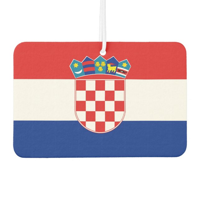 Car Air Fresheners with Flag of Croatia (Front)