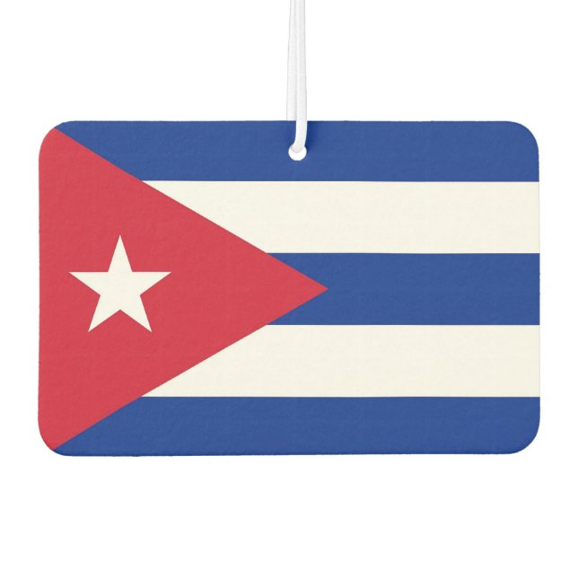 Car Air Fresheners with Flag of Cuba (Front)