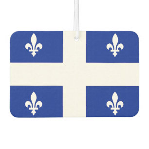 Car Air Fresheners with Flag of Quebec, Canada