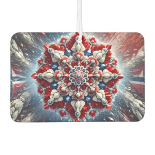 Car Air Fresheners with Norwegian Colours Design