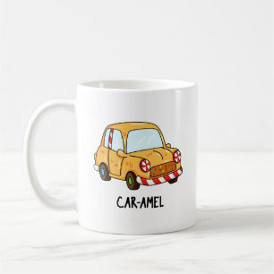 Car-amel Funny Candy Car Pun  Coffee Mug