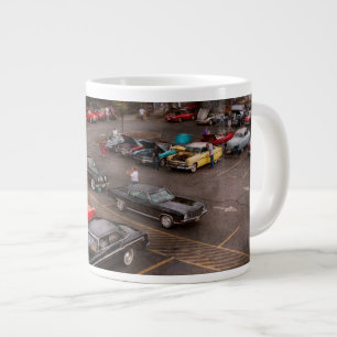 Car - Antique car show Large Coffee Mug