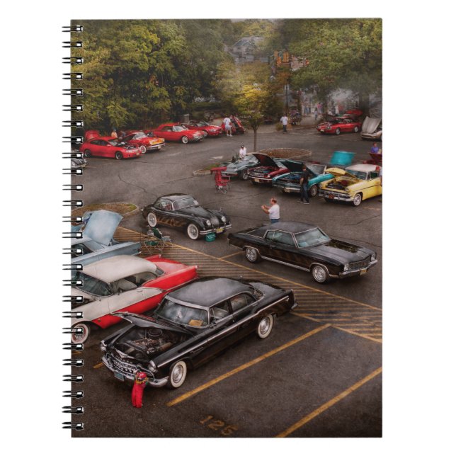 Car - Antique car show Spiral Notebook (Front)