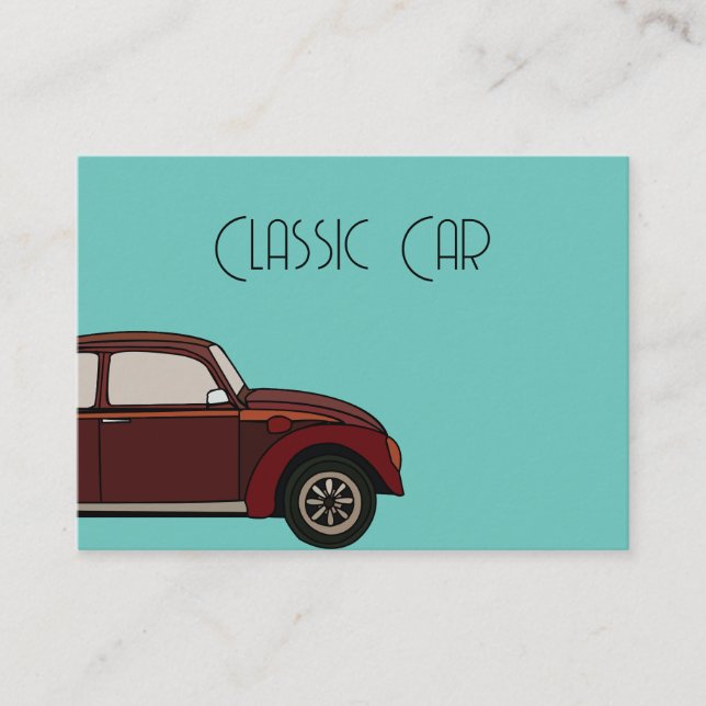 Car Antique Classic Car  Business Card (Front)