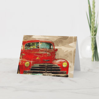 Car Antique Truck All Occasion Greeting Card